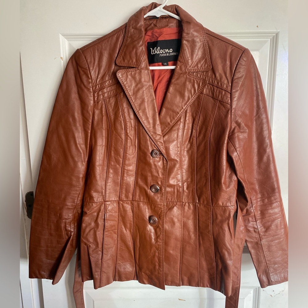 WILSONS VINTAGE LEATHER JACKET!